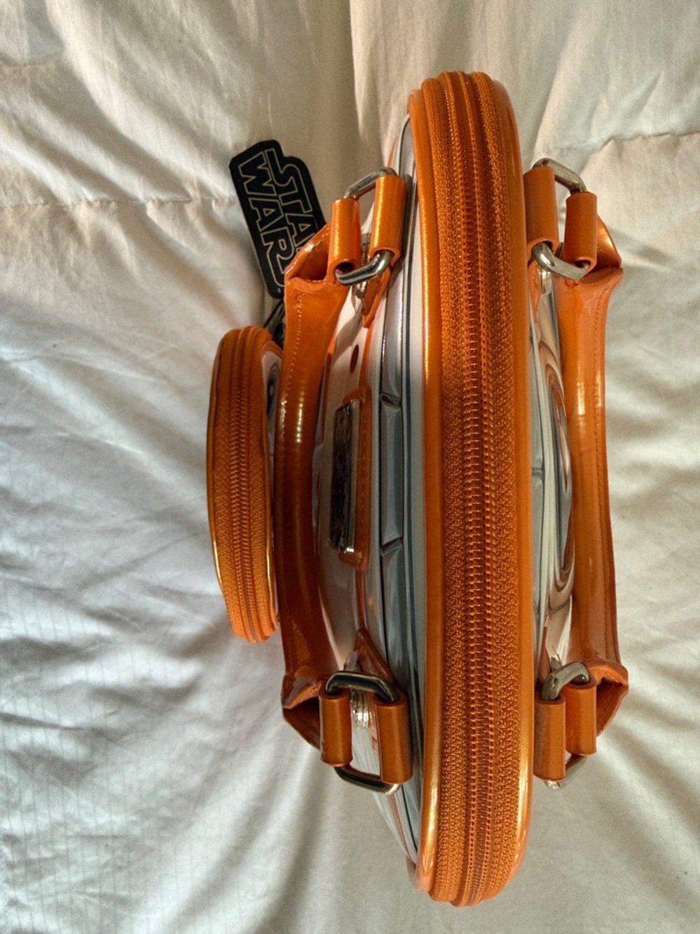 🔸RARE 2 Piece SET🔸Loungefly Star Wars BB-8 Dome Satchel & Matching Coin Purse - Picture 10 of 13